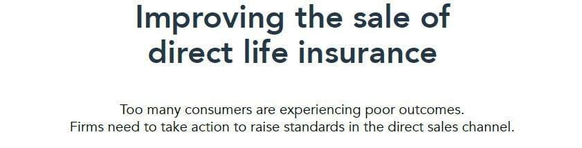 Improving the sale of direct life insurance